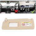 thumbnail image 3 of Sun Visor, Beige Side Sun Visor, Easy to Install Car Sun Visor, Elegant and Practical Front Sun Visor with Mirror, Sun Visor Replacement for Prado 2010-2023 Fourth Generation J150, 3 of 7
