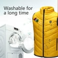 thumbnail image 4 of IROINNID Heated Vest Heated Jacket Windproof Plus Size Vest For Children Winter 2 Heated Zone USB Intelligent Heated Coat On, Battery Not Included, 4 of 6