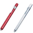 thumbnail image 1 of MLINS 2pcs Nurse Penlight with Pupil Gauge Medical Pen Light for Nurses Doctors (Red and Silver), 1 of 4