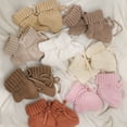 thumbnail image 5 of Autumn Winter Infant Bootie Knitted Warm Baby Socks Unisex 0 to 6 Months Newborns Walking Shoes Socks Shower Gift, 5 of 6