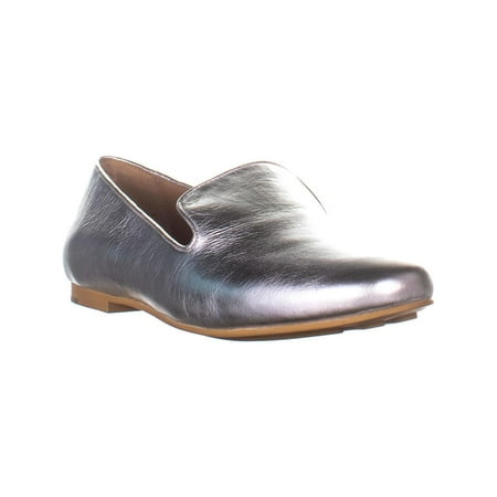 eugene metallic leather loafers