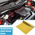 thumbnail image 2 of Unique Bargains Car Heat Shroud 48'' x 36'' Aluminized Heat Shield Mat Thermal Barrier Cover Protection Gold Tone, 2 of 6
