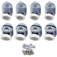 thumbnail image 1 of Shower Door Rollers 8 Pieces Shower Door Rollers Sliding Shower Door Roller Shower Enclosure Rollers For Bathroom Shower Door 25mm, 1 of 5