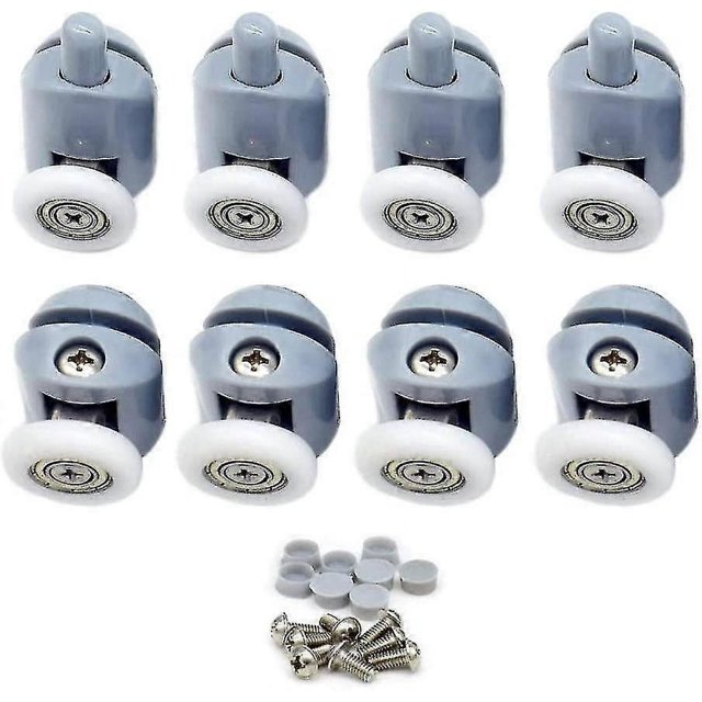 Shower Door Rollers 8 Pieces Shower Door Rollers Sliding Shower Door Roller Shower Enclosure Rollers For Bathroom Shower Door 25mm