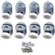 thumbnail image 1 of Shower Door Rollers 8 Pieces Shower Door Rollers Sliding Shower Door Roller Shower Enclosure Rollers For Bathroom Shower Door 25mm, 1 of 5