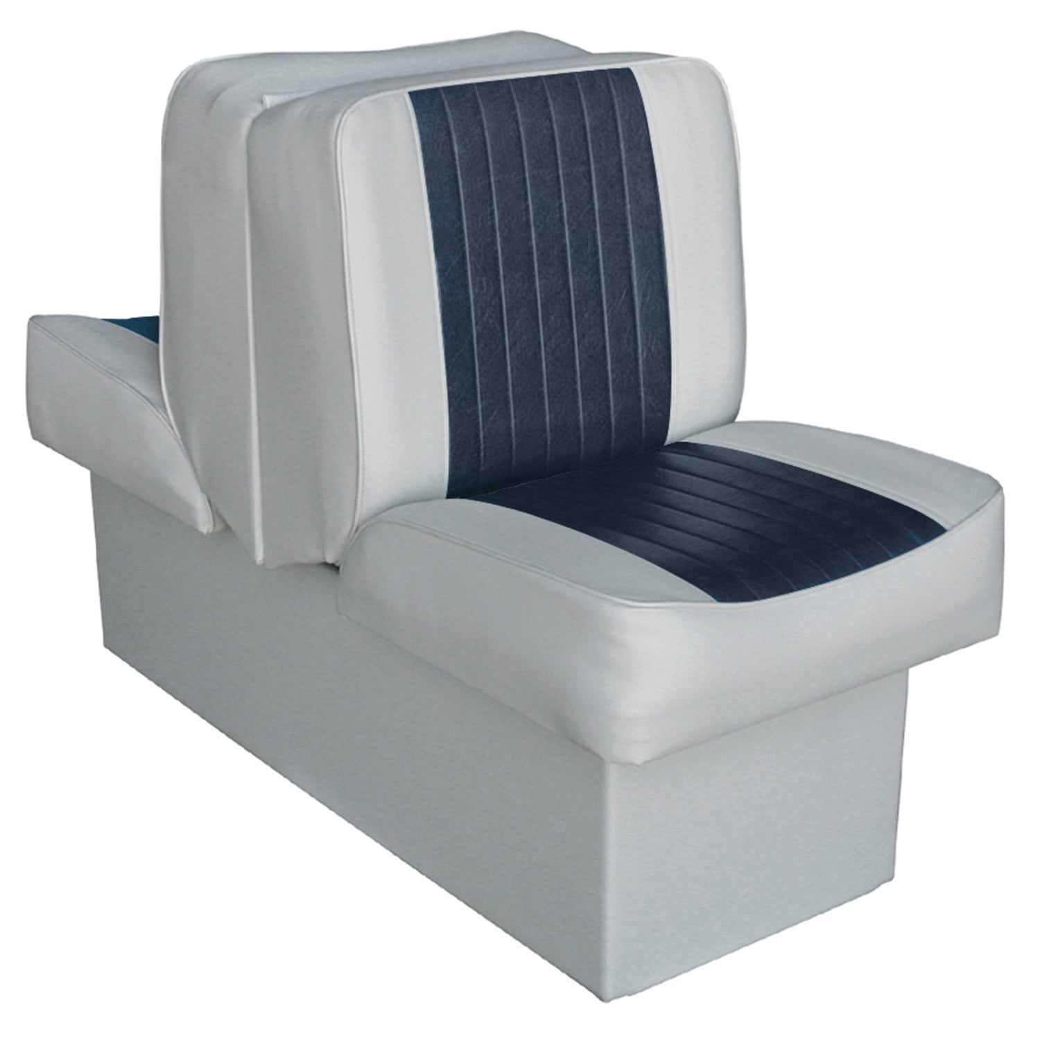 Wise 8WD707P-1-660 Deluxe Series Lounge Seat, Grey-Navy by The Wise Company, Inc