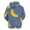thumbnail image 3 of Happy Banana Pattern 3d Sweatshirts Hoodie Fashion Casual Personality Men's Women Street Hoodie Pullovers Long Sleeve Comfortable Top, 3 of 6
