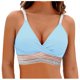 thumbnail image 4 of Traje de Baño de Color Sólido de las Mujeres, Impreso Conservador Plisado una Pieza con Cuello en V para la Playa Y la Piscina, Conjunto de Trajes de Baño de Verano Sexy, 4 of 6