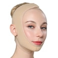 thumbnail image 1 of Fiudx Correa Facial En Forma de V, Banda de Compresión con Ajuste de 360°, Material Ligero y Transpirable, Diseño de Ajuste Ajustable, Comodidad para Dormir a Diario, Tallas Disponibles para Todos Lo, 1 of 2