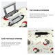 thumbnail image 3 of Fotbe Christmas Pug Dog Funda Protectora para Equipaje, Antirrayones y Resistente a la Suciedad, Compatible con Maletas de 18 a 32 Pulgadas-Medium, 3 of 7
