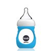 Joovy Boob Glass Bottle & Sleeve, Blue, 5 Ounce