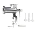 Pvdgvd Manual Meat Grinder Sausage Maker Table Mount Pork Mincer
