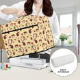thumbnail image 5 of ZIATUBLE Hedgehogs Sewing Machine Dust Cover Mushroom Pattern Sewing Machine Protect Cover Foldable Sewing Machine Cover with Storage Pocket for Most Standard Sewing Machines Cover, 5 of 7