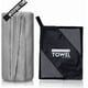 thumbnail image 1 of Toalla de viaje de microfibra, suave, ligera y de secado rápido, súper absorbente, compacta, ideal para viajes, deportes y playa, ideal para acampar, mochilas y gimnasio., 1 of 5