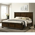 thumbnail image 3 of Bedroom Collection: Queen Panel Bed & 2 Nightstands In Antique Shade 3 : Classic Walnut Finish, 3 of 5