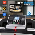 thumbnail image 2 of SereneLife Foldable Treadmill Home Fitness Equipment with LCD for Walking & Running. 12 mph, 2 of 6