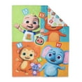 thumbnail image 5 of NoJo CoComelon "Learning is Fun" 4-Piece Toddler Bedding Set, Multi Color Print, Toddler Boy or Girl, 5 of 13