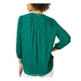 thumbnail image 2 of Jones New York Womens Textured Striped Blouse, 2 of 2