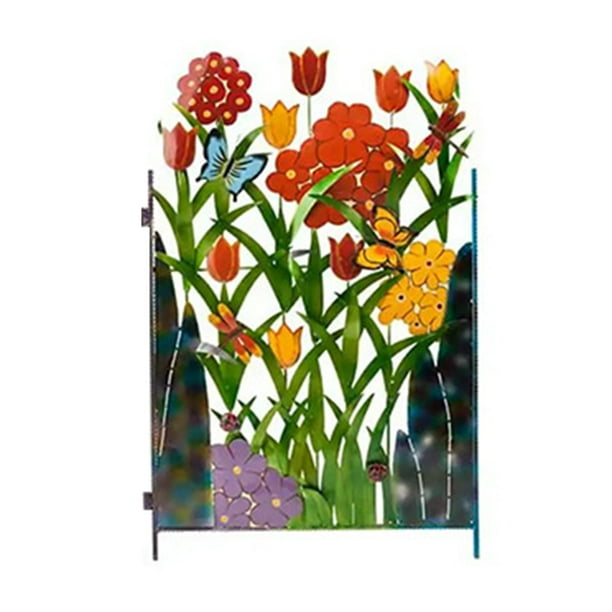 Garden Fence Rustproof Iron Barrier Flower Metal Landscape Fencing
