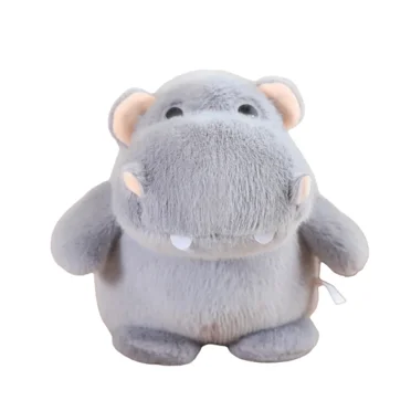 Home Decor Hippopotamus Plush Stuffed Animal - Soft Hippo Plush Toy Pillow for Kid's Birthday Gift