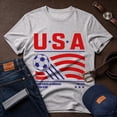 thumbnail image 4 of Jollimate United States Of America Soccer Club T-Shirt, USA Fan Shirt, Soccer Lover Gift, 4 of 6