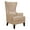 Off-White, variant on Picket House Furnishings Kori Chair with Chrome Nailhead Trim