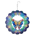 thumbnail image 1 of Wind Spinners Outdoor, Hanging Butterfly Outdoor Wind Spinner, Metal Wind Spinners for Patio Art Decorations, 1 of 5