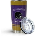 thumbnail image 2 of 20oz Baltimore City Print Stainless Steel Tumbler for Men Women Sports Travel Mug Keeps Drinks Cold & Hot Gift for Football Fans, 2 of 6