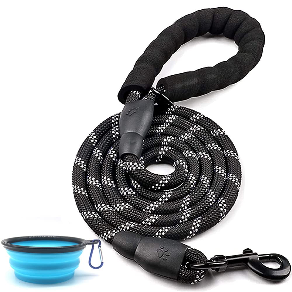 DELEE Strong Dog Leash, 5ft Long Line Dog Leash, Durable Nylon Lead for Dogs& Puppy Pet Training