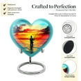 thumbnail image 3 of SABURIAL Fishing Urn - Large Decorative Urn - Little Burial Urns For Human Ashes Adult Female & Male - Keepsake Cremation Urns - Combo Of 8 Inch & 3 Inch, 3 of 7