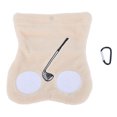 thumbnail image 2 of Funny Ball Sack, Washable Double Sided Velvet Reusable Funny Ball Pouch  for Outdoor, 2 of 7