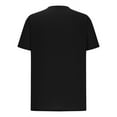 thumbnail image 5 of VSSSJ Crewneck T-Shirts for Men Short Sleeve Casual Muscle Fit Waffle Texture Shirt Summer Basic Solid Color Athletic Gym Fitness Tee Tops Black S, 5 of 6