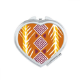 thumbnail image 1 of Brown Line Mexico Totems Ancient Civilization Mirror Travel Magnification Portable Handheld Pocket Makeup, 1 of 3