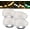 Cold(4pcs), variant on Solar Glass Garden Pebbles Outdoor, Pebble Shape Decorative Rock Lights Waterproof Solar, Glowing Cobblestone Stones for Outdoor Landscape Lighting, for Pathway, Yard Decor