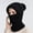 Black, variant on Herrnalise Women Winter Fashion Hat Windproof Outdoors Warm Leisure Hat