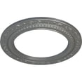 thumbnail image 3 of Ekena Millwork 12"OD x 8"ID x 1/2"P Andrea Ceiling Medallion (Fits Canopies up to 8"), Hand-Painted Silver, 3 of 6
