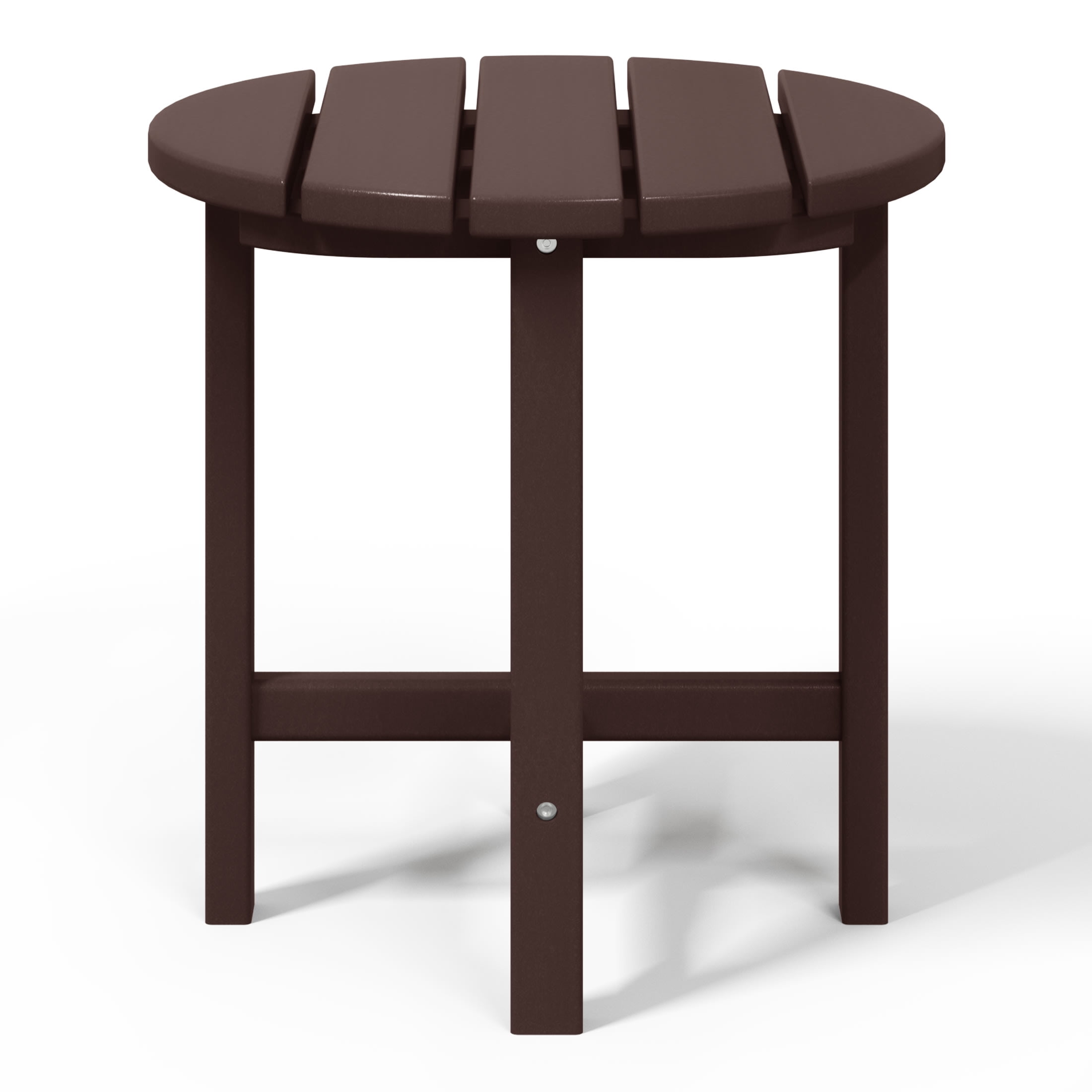 WestinTrends Dylan 12 Piece Outdoor Adirondack Chair With Ottoman And Side Table, Dark Brown