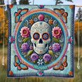 thumbnail image 1 of Beautiful Skull - Colcha de calaveras personalizada, 1 of 6
