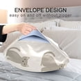 thumbnail image 4 of Yayeee Pillowcase Queen Size Set of 2 Satin Wrinkle Resistant Pillow Case, Black Cute Cats, 4 of 7