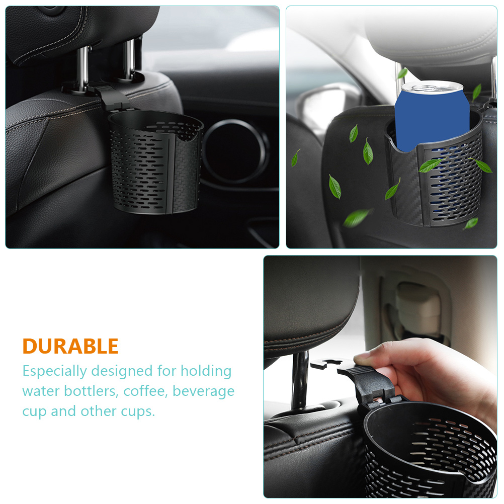 2Pcs Headrest Beverage Cup Holder Car Seat Water Cup Holder Car Cup