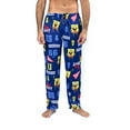 thumbnail image 5 of Nickelodeon SpongeBob Men's Microfleece Pajama Pants Performance Stretch SpongeBob Pajamas for Adults, M, 5 of 5