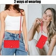 thumbnail image 6 of MYKOMI for iPhone 15 6.1 inch Wallet Case with S Pen Holder & Crossbody Lanyard Strap & Wrist Strip, Shockproof Stylish Protective Cover for iPhone 15, 6 of 6