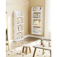 thumbnail image 2 of Librero infantil CHOEZON de 4 niveles montado en la pared, 40 cm, blanco, 2 of 9