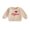 Khaki, variant on RUINIXCW Kids Girl Boy Christmas Sweatshirt Letter Santa Hat Embroidery Pullover