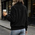 thumbnail image 4 of XIAOCHA Men's Quarter Button Pullover Sweatshirt Relaxed Fit Fall Winter Daily Sweatshirts, 4 of 7