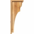 thumbnail image 3 of 8"W x 10"D x 26"H Yorktown Rough Sawn Corbel w/Backplate, Western Red Cedar, 3 of 9