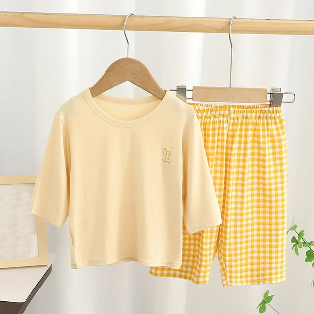 Vêtements Garçon T-Shirt à Manches Courtes Décontracté Col Rond Vêtements d'Été Mignons Garçon 8-9 Ans Mode Garçon