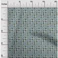 thumbnail image 1 of oneOone Cotton Flex Fabric Leaves & Floral Block Printed Fabric 1 Yard 40 Inch Wide, 1 of 4