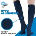 thumbnail image 5 of Made in USA - Men Compression Socks 20-30mmHg by Absolute Support - Navy, Small, 5 of 10