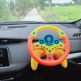 thumbnail image 4 of Volante de simulación eléctrica, funciones con música, juguetes vocales, juegos, efectos de sonido, volante de juguete, para niños y Hugo Volante de simulación, 4 of 10